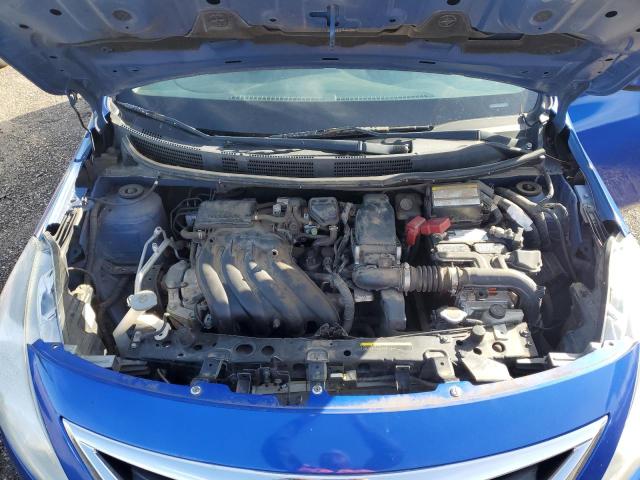 3N1CN7AP3FL926202 - 2015 NISSAN VERSA S BLUE photo 11