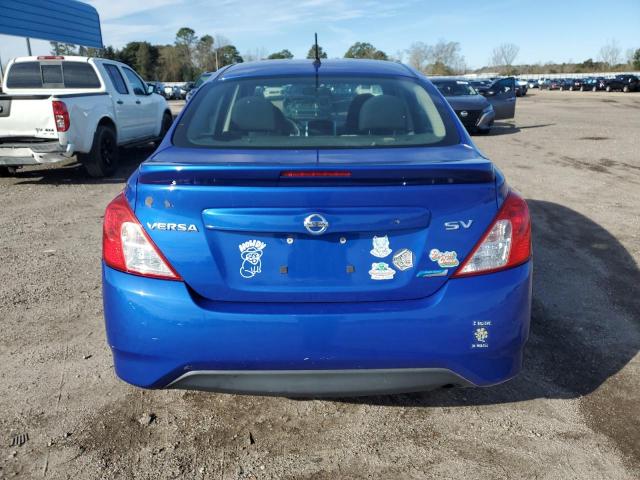 3N1CN7AP3FL926202 - 2015 NISSAN VERSA S BLUE photo 6