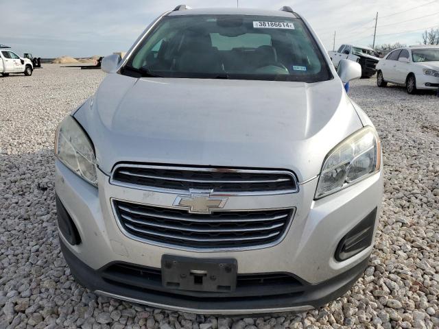 3GNCJLSB0FL210658 - 2015 CHEVROLET TRAX 1LT SILVER photo 5