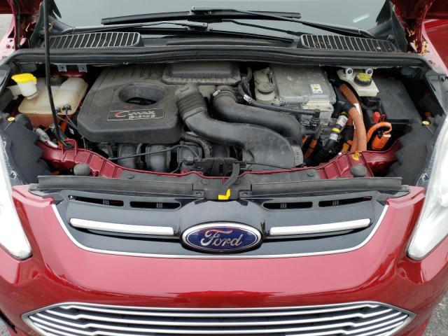 1FADP5CU3GL116073 - 2016 FORD C-MAX PREMIUM SEL RED photo 12