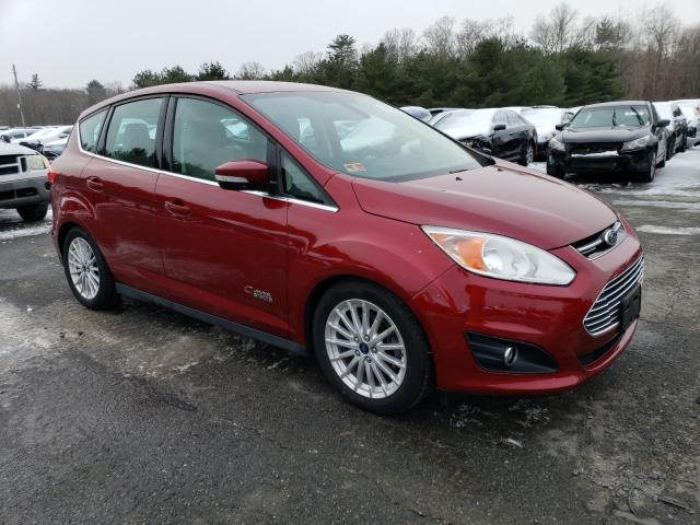 1FADP5CU3GL116073 - 2016 FORD C-MAX PREMIUM SEL RED photo 4