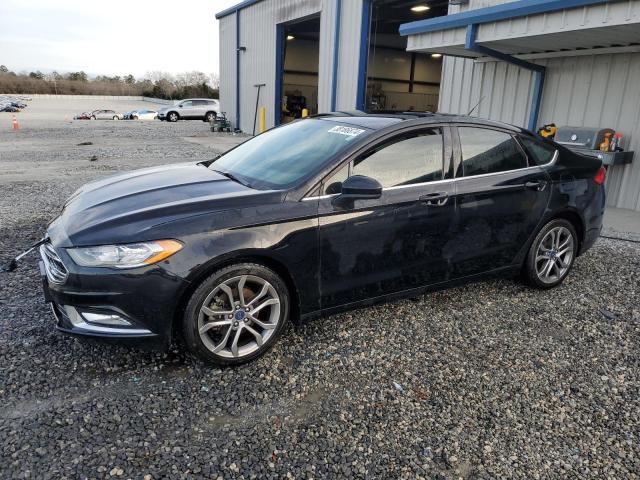 3FA6P0HDXHR397201 - 2017 FORD FUSION SE BLACK photo 1