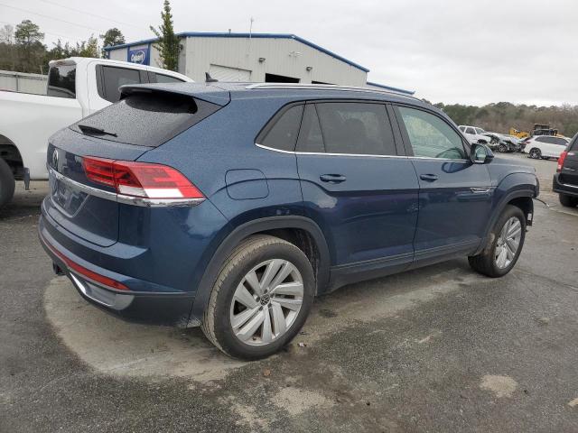 1V2WE2CA2NC217811 - 2022 VOLKSWAGEN ATLAS CROS SE Bleu photo 3
