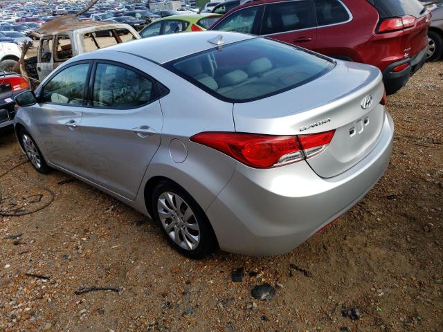 KMHDH4AE3CU355314 - 2012 HYUNDAI ELANTRA GLS SILVER photo 2