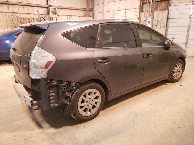 JTDZN3EU0C3151218 - 2012 TOYOTA PRIUS V GRAY photo 3