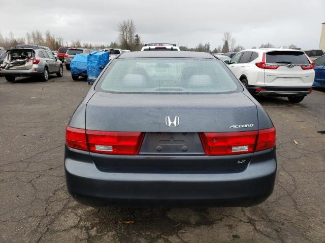 1HGCM56455A101577 - 2005 HONDA ACCORD LX GRAY photo 6