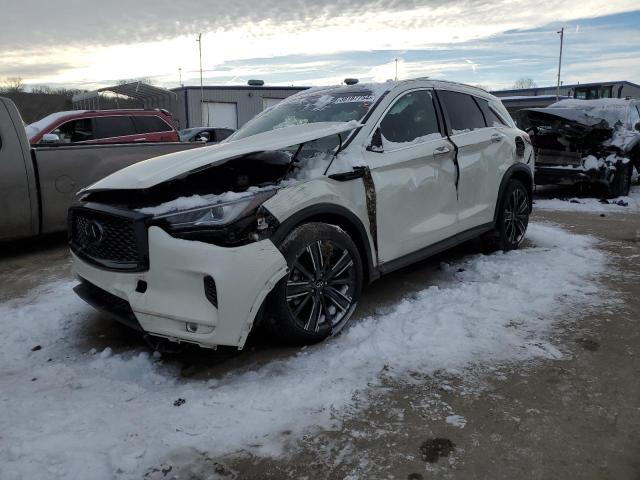 3PCAJ5BB2NF116306 - 2022 INFINITI QX50 LUXE WHITE photo 1