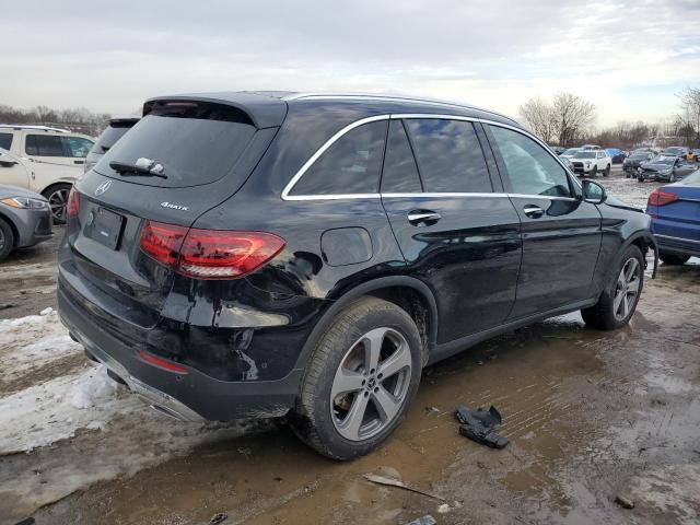 W1N0G8EBXNV392945 - 2022 MERCEDES-BENZ GLC 300 4MATIC BLACK photo 3