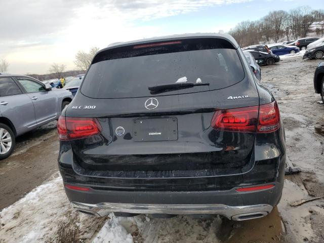 W1N0G8EBXNV392945 - 2022 MERCEDES-BENZ GLC 300 4MATIC BLACK photo 6