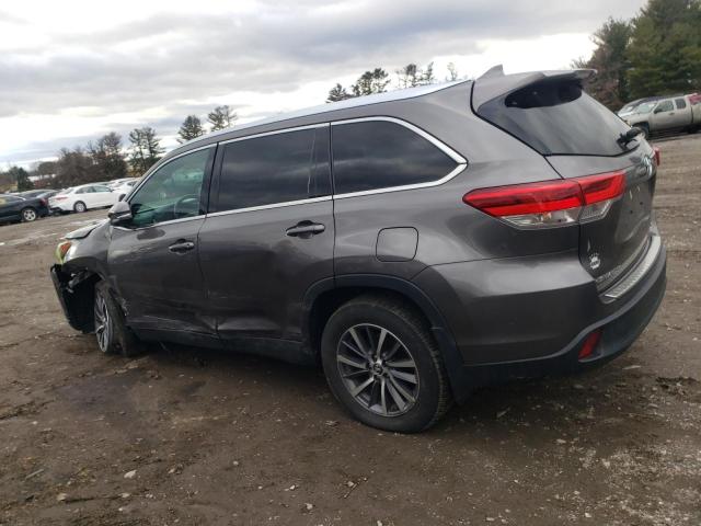 5TDJZRFHXKS991073 - 2019 TOYOTA HIGHLANDER SE GRAY photo 2