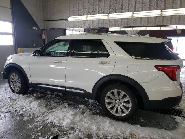 1FM5K8FW1LGB10704 - 2020 FORD EXPLORER LIMITED WHITE photo 2