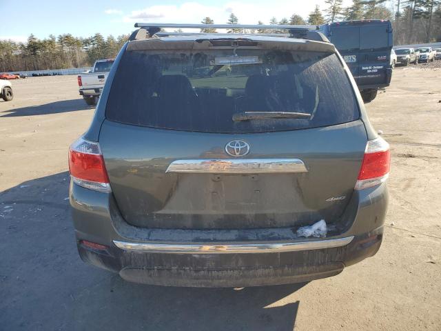 5TDBK3EH0DS245001 - 2013 TOYOTA HIGHLANDER BASE GREEN photo 6