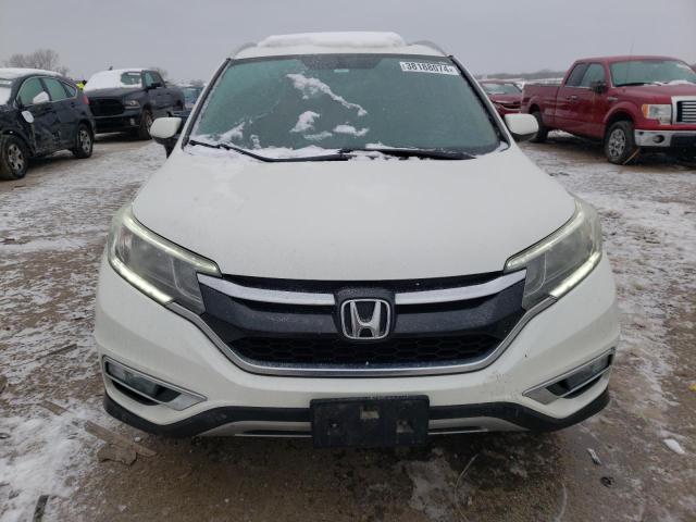 5J6RM4H79FL024125 - 2015 HONDA CR-V EXL WHITE photo 5