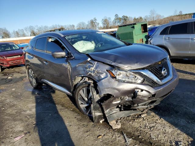 5N1AZ2MG7HN181833 - 2017 NISSAN MURANO S GRAY photo 4