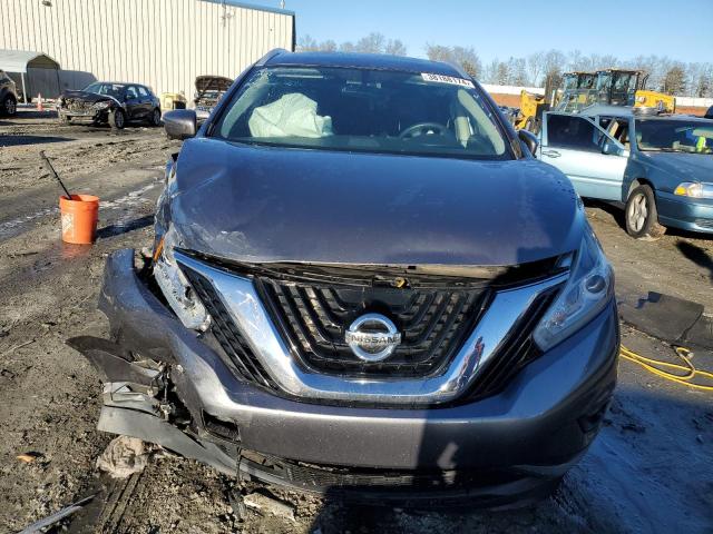 5N1AZ2MG7HN181833 - 2017 NISSAN MURANO S GRAY photo 5