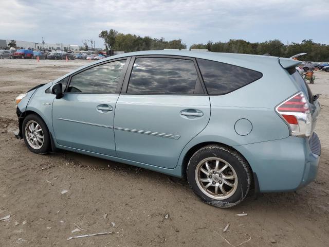 JTDZN3EU2FJ033431 - 2015 TOYOTA PRIUS V BLUE photo 2