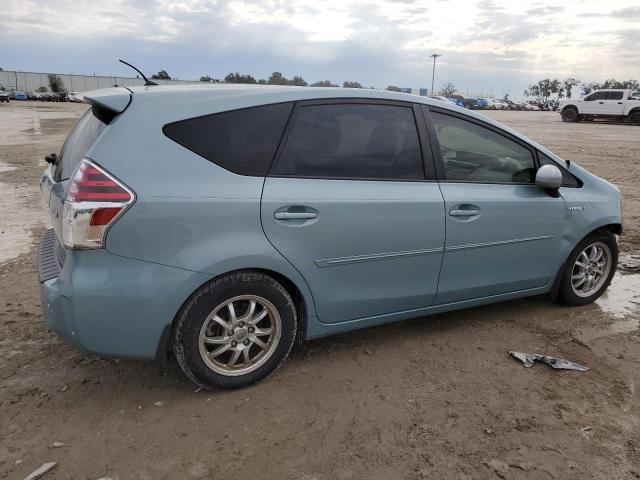 JTDZN3EU2FJ033431 - 2015 TOYOTA PRIUS V BLUE photo 3