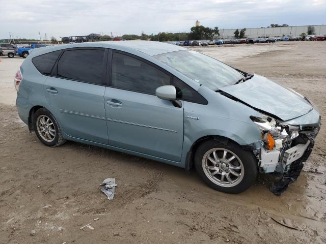 JTDZN3EU2FJ033431 - 2015 TOYOTA PRIUS V BLUE photo 4