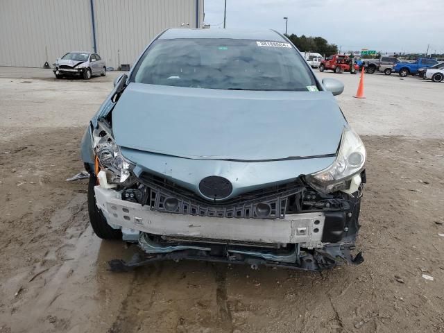 JTDZN3EU2FJ033431 - 2015 TOYOTA PRIUS V BLUE photo 5