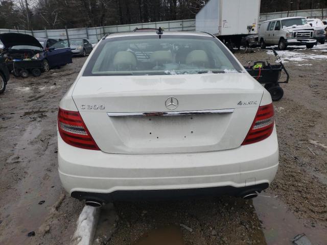 WDDGF8BB3CR201701 - 2012 MERCEDES-BENZ C 300 4MAT WHITE photo 6