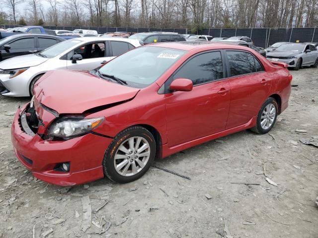 2T1BU4EE9AC318649 - 2010 TOYOTA COROLLA BASE RED photo 1