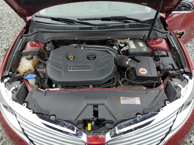 3LN6L2J91ER822593 - 2014 LINCOLN MKZ BURGUNDY photo 11
