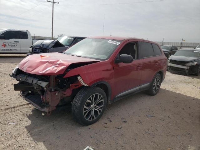 JA4AD2A39JZ058919 - 2018 MITSUBISHI OUTLANDER ES RED photo 1