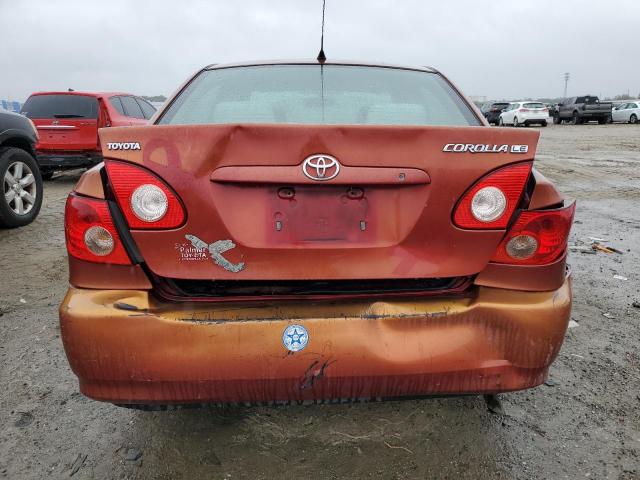 1NXBR32E05Z440238 - 2005 TOYOTA COROLLA CE RED photo 6