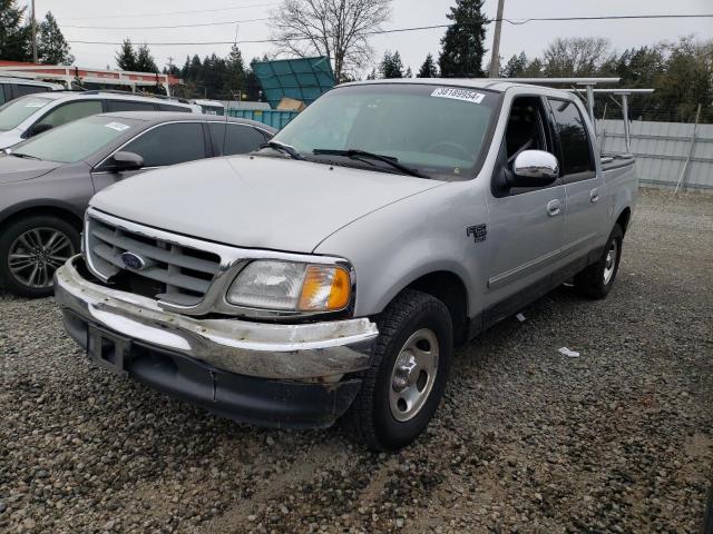 1FTRW07L01KB95688 - 2001 FORD F150 SUPERCREW SILVER photo 1