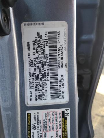 2T1KR32E94C274978 - 2004 TOYOTA COROLLA MA XR BLUE photo 12