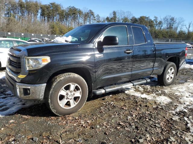 5TFRY5F19EX161359 - 2014 TOYOTA TUNDRA DOUBLE CAB SR/SR5 BLACK photo 1