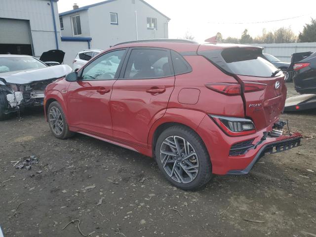 KM8K33A30NU757177 - 2022 HYUNDAI KONA N LINE RED photo 2