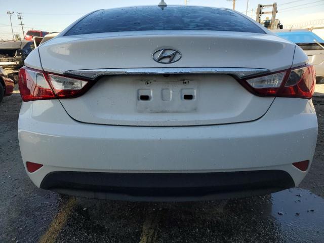 5NPEB4AC7EH867616 - 2014 HYUNDAI SONATA GLS WHITE photo 6