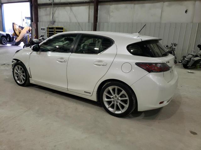 JTHKD5BH8D2166837 - 2013 LEXUS CT 200 WHITE photo 2