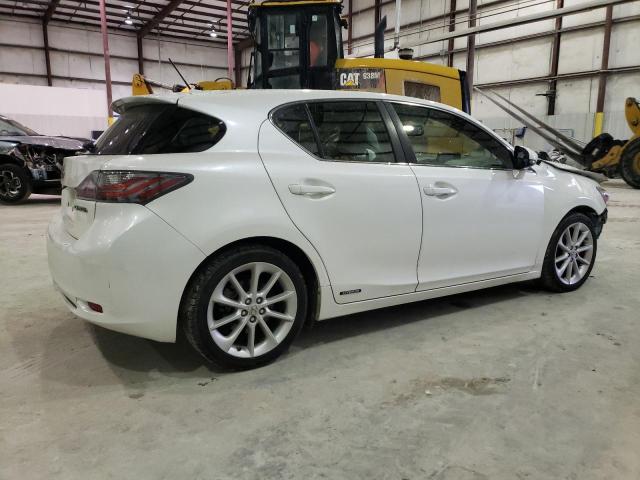 JTHKD5BH8D2166837 - 2013 LEXUS CT 200 WHITE photo 3