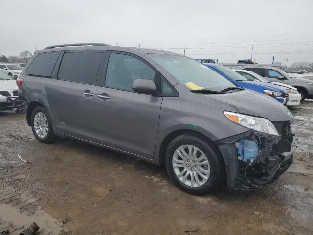 5TDYZ3DC9HS879540 - 2017 TOYOTA SIENNA XLE GRAY photo 4