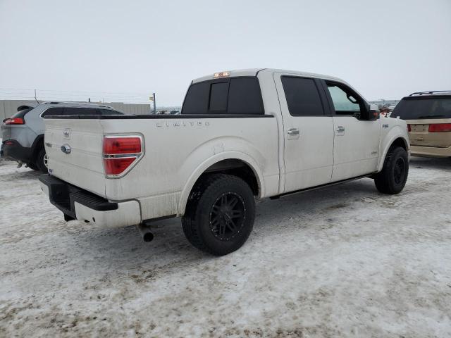 1FTFW1ET3DFD68614 - 2013 FORD F150 SUPERCREW WHITE photo 3