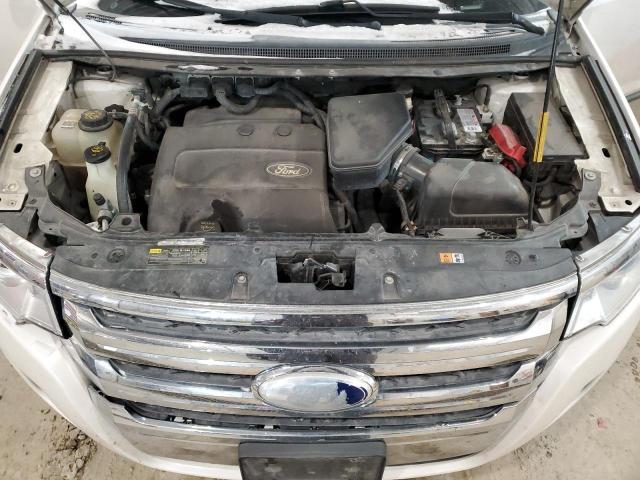 2FMDK3JC0DBB37896 - 2013 FORD EDGE SEL WHITE photo 11