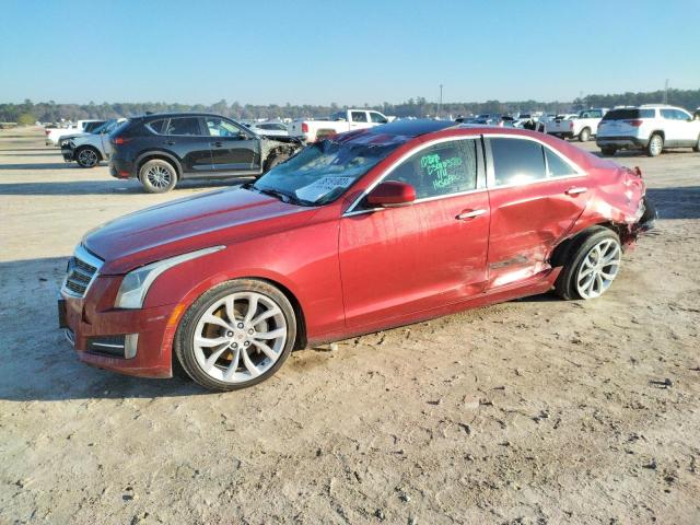 1G6AE5S36E0135052 - 2014 CADILLAC ATS PREMIUM RED photo 1