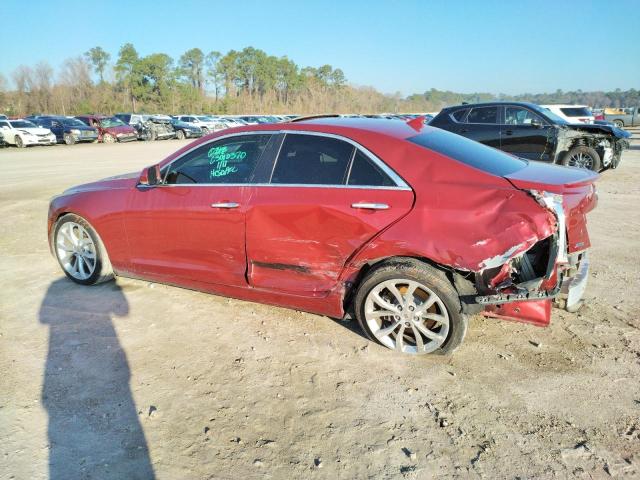 1G6AE5S36E0135052 - 2014 CADILLAC ATS PREMIUM RED photo 2