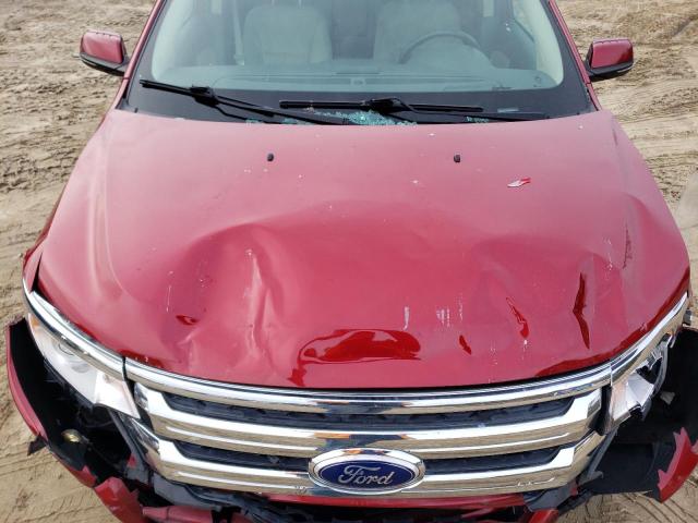 2FMDK4KC6EBB53011 - 2014 FORD EDGE LIMITED RED photo 12