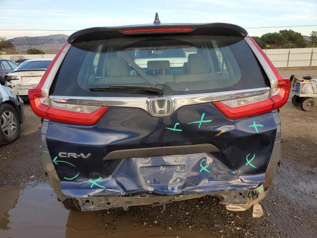 2HKRW5H36JH415796 - 2018 HONDA CR-V LX BLUE photo 6