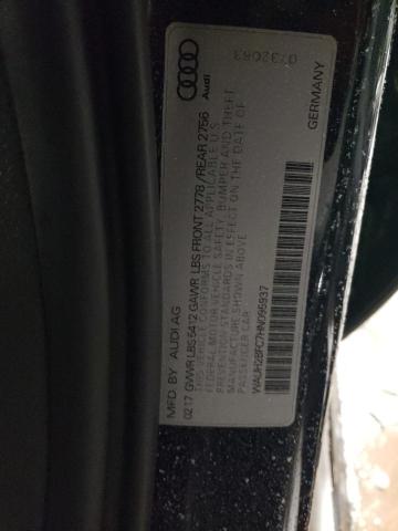 WAUH2BFC7HN095937 - 2017 AUDI A6 PRESTIGE შავი ფოტო 12