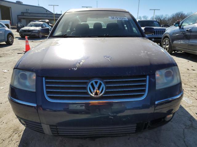 WVWPD63B53P431707 - 2003 VOLKSWAGEN PASSAT GLS BLUE photo 5