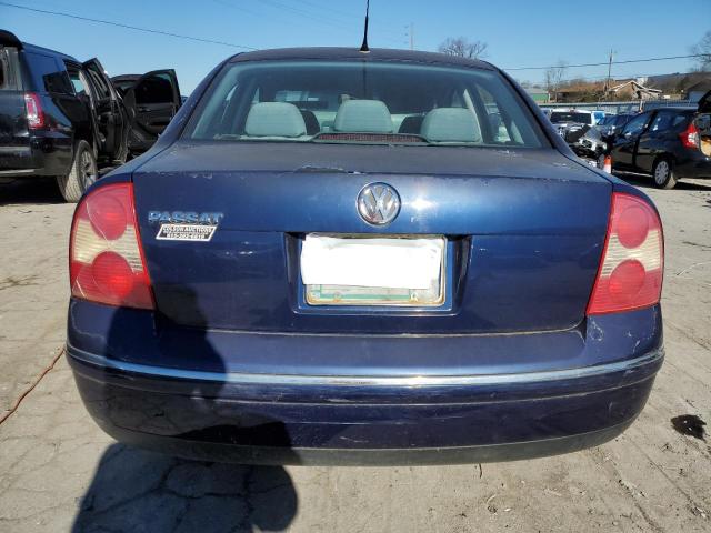 WVWPD63B53P431707 - 2003 VOLKSWAGEN PASSAT GLS BLUE photo 6