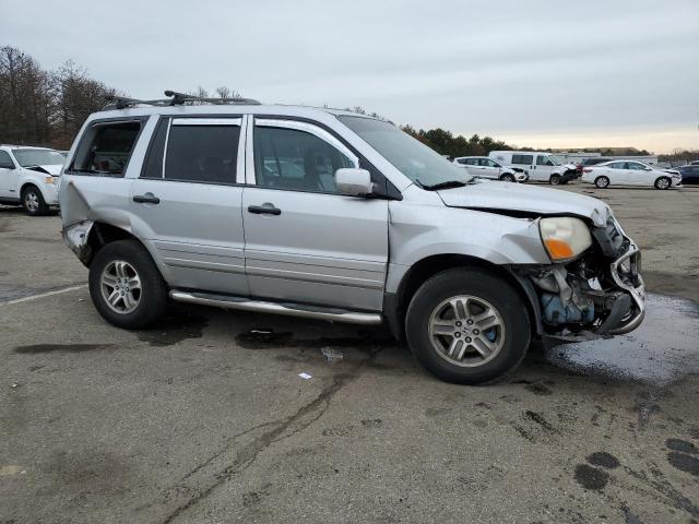 2HKYF18674H596054 - 2004 HONDA PILOT EXL SILVER photo 4