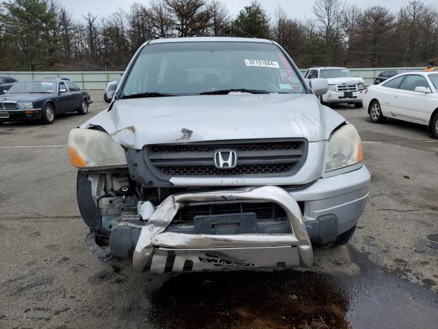 2HKYF18674H596054 - 2004 HONDA PILOT EXL SILVER photo 5