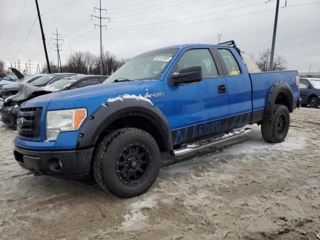 1FTEX1EWXAFA11591 - 2010 FORD F150 SUPER BLUE photo 1