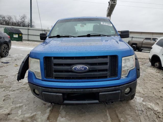 1FTEX1EWXAFA11591 - 2010 FORD F150 SUPER BLUE photo 5