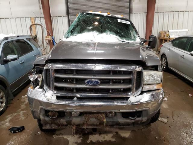 1FTNW21F02EC76137 - 2002 FORD F250 SUPER DUTY GRAY photo 5